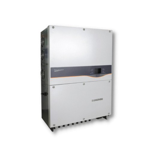 Aufgearbeiteter Sungrow SG30KTL-M Solarwechselrichter, zertifizierte Qualität und hohe Effizienz.